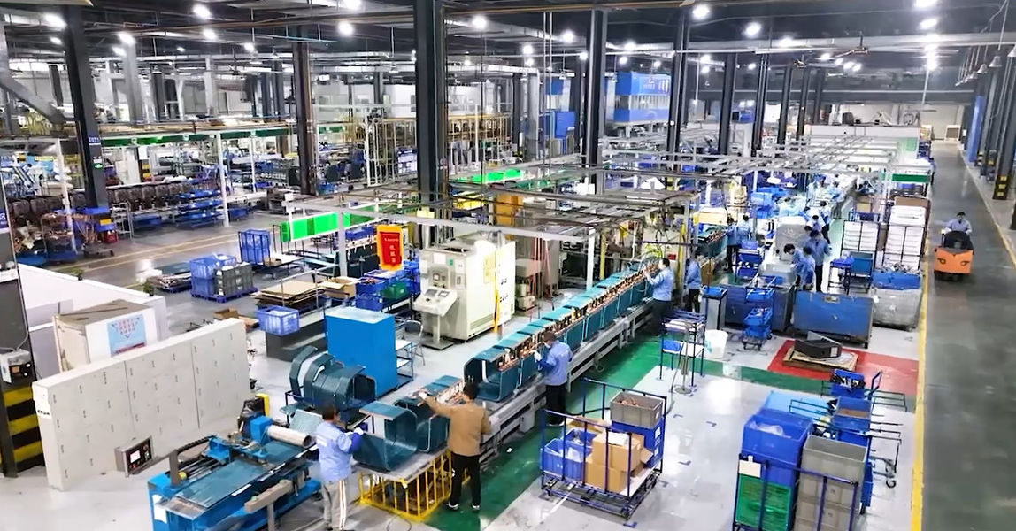 Henan Hongtai HVAC Equipment Co., Ltd. productielijn van de fabrikant