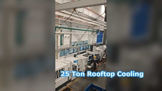 HVAC op het dak Koeling en verwarming AC