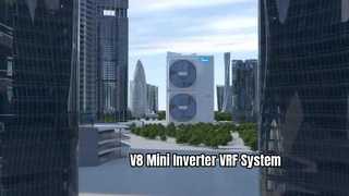 Ultracompact V8 Mini VRF-systeem | Krachtig comfort voor moderne villa's